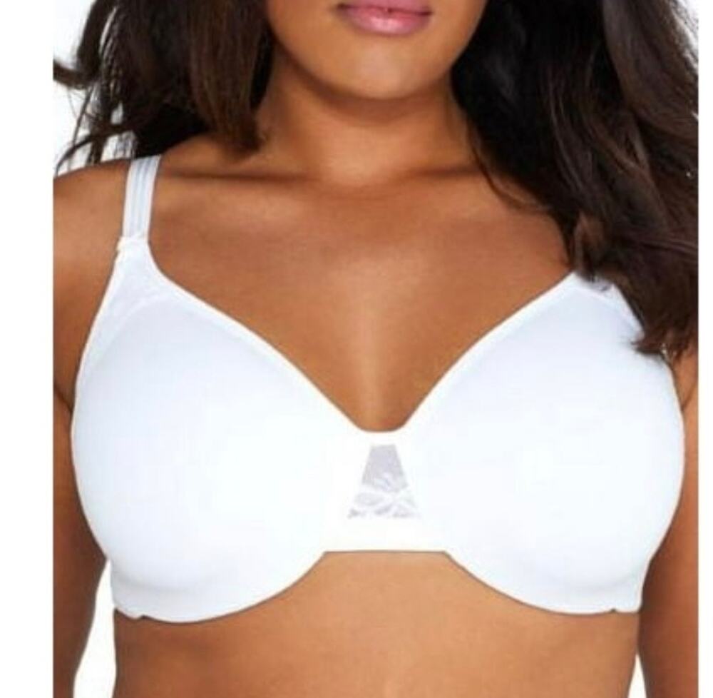 Olga by Warners White Full Support Underwire T-Shirt Bra Size 38D New